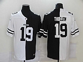 Nike Vikings 19 Adam Thielen Black And White Split Vapor Untouchable Limited Jersey Dzhi,baseball caps,new era cap wholesale,wholesale hats